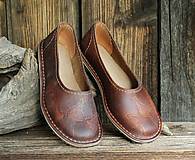 Ponožky, pančuchy, obuv - Balerínky hríbiky - 14603647_