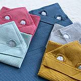 Detský textil - Detská osuška s kapucňou a uškami - modrá - 14602705_