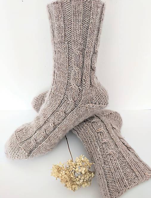 Ponožky, pančuchy, obuv - Ponožky bavlna/mohér  - 14602520_