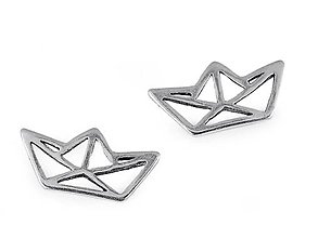 Komponenty - PR52 - kovový prívesok - loďka, 19x10 mm - 14605144_