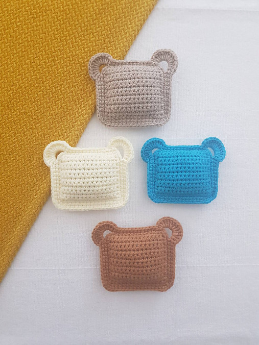 Detské doplnky - Sada levanduľových vankúšikov - tyrkysová - 14606220_