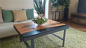 Nábytok - Konferenčný stolík s dekoračným stolíkom - 14606400_