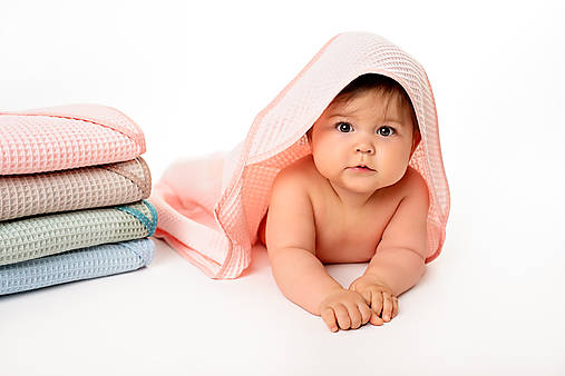 Úžitkový textil - Uterák s kapuckou - 14607559_