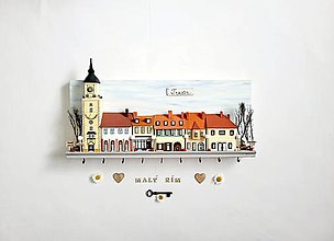 Nábytok - Vešiak na kľúče ,,Trnava,, - 14610348_
