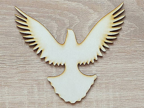 Drevená holubica na 1.sväté prijímanie 15cm