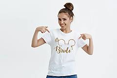 Svadobné tričko-BRIDE