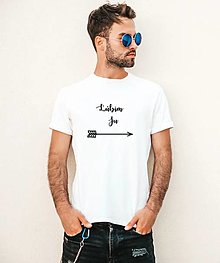 Darčeky pre svadobčanov - Svadobné tričko- ĽÚBIM JU - 14610001_