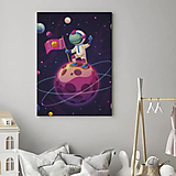 Obrazy - Obraz do detskej izby - Kozmonaut Hvezdoň - 14613657_