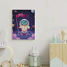 Obrazy - Obraz do detskej izby - Astronaut - 14613631_