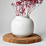 Dekorácie - Porcelánová váza - Ze sněhových sítí... - 14618902_