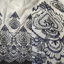 Šaty - Letné madeirové šaty (rôzne varianty) (bielo-modrá2) - 14617745_