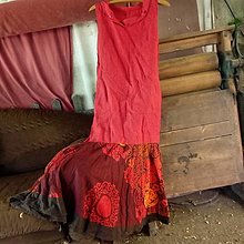 Šaty - Šaty dlhé červené - 14620529_