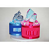 Detské doplnky - Plienkové BOXY (modrý, ružový) - 14623454_