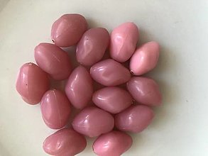 Materiál ručne robený - Plastové korálky (Ružová) - 14623752_
