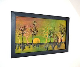 Obrazy - Maľovaný obraz - Zo zeme - 14624289_