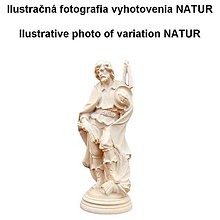 Dekorácie - Drevorubač s palicou (20 cm - Béžová) - 14625134_
