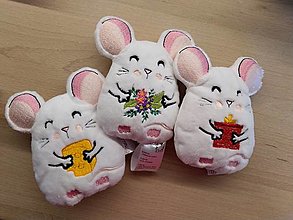 Hračky - Malá pískajúca myška - 14624695_