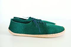 Ponožky, pančuchy, obuv - Barefoot tenisky z filcu /sada na výrobu (42 úzke) - 14628991_