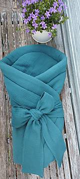 Detský textil - Mušelínová zavinovačka  - 14631140_