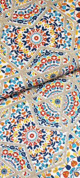 Textil - Dekoračná látka, mozaika - 14631702_