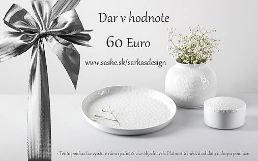 Darčekové poukážky - Dar v hodnote 60 euro - 14632703_