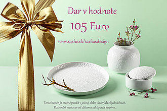 Darčekové poukážky - Dar v hodnote 105 Euro - 14632706_