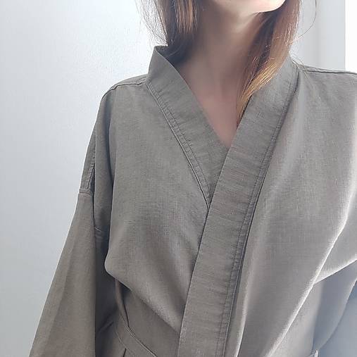 Ľanové kimono