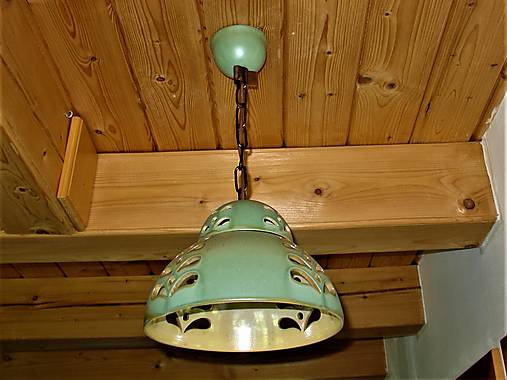 Svietidlá - Lampa Medená lagúna - 14635598_