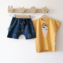 Detské oblečenie - Krátke nohavice Palmy - 14635867_