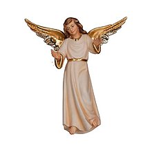Sochy - Strážny anjel (18cm - Pestrofarebná) - 14636248_