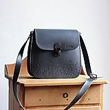 Kabelky - Kožená kabelka Antique leather *Black* - 14637920_