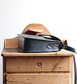 Kabelky - Kožená kabelka Antique leather *Black* - 14637926_