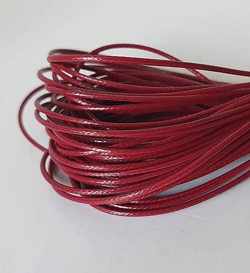 Náramky - Shamballa náramok s guličkou (Bordová) - 14637193_