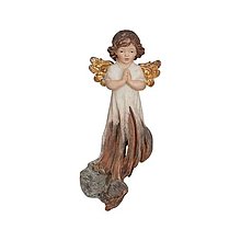 Sochy - Modliaci anjel Mária koreňová socha - 14638482_