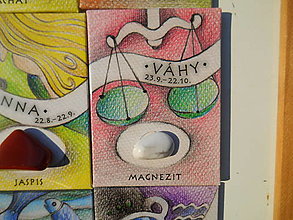 Magnetky - magnetky-podľa znamenia (magnetka-váhy) - 14644256_