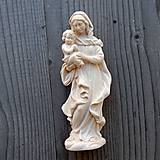 Sochy - Panna Mária a Ježiš - Baroková (15cm - Pestrofarebná) - 14641478_