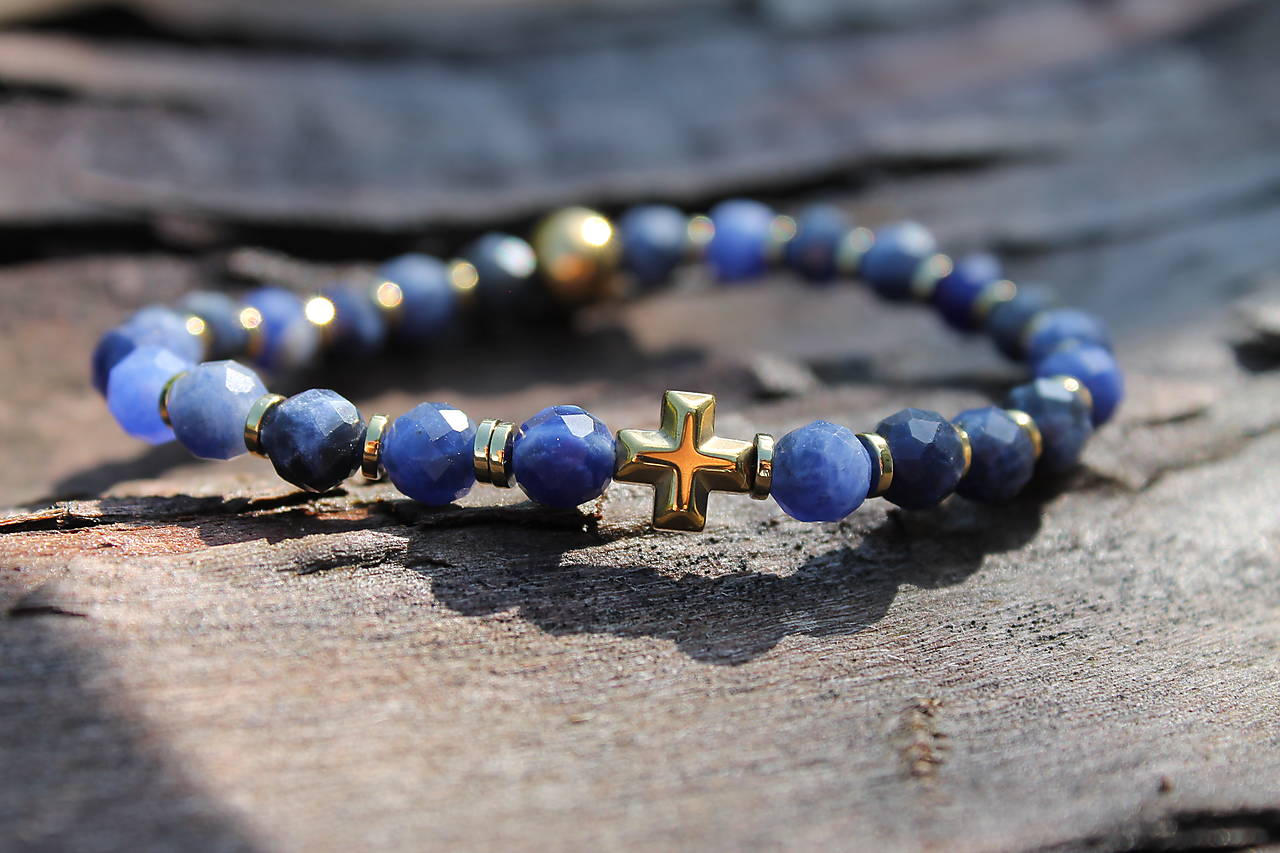 Ochranný kríž gold 5B mini