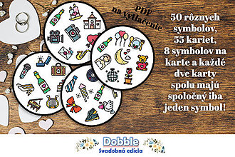 Iné - Dobble/Spot it - svadobná edícia - 14647055_