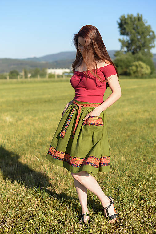 Sukne - sukňa festivalová - A K CIA !!! - 14647442_