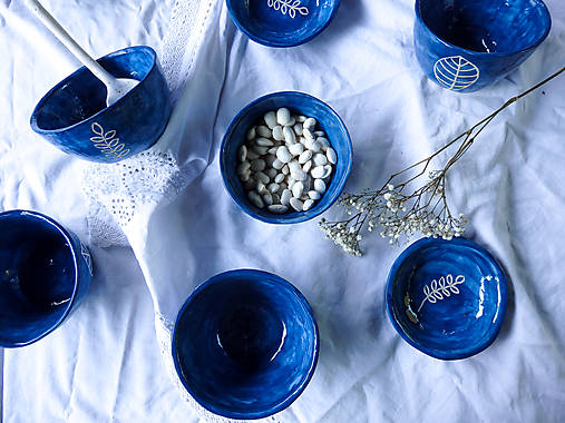 Keramická miska - modrotlačová kolekcia