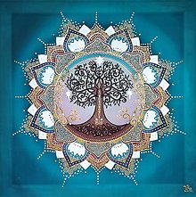 Obrazy - Mandala Stromu života - 14651868_