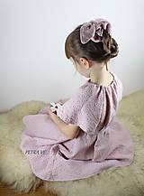 Detské oblečenie - Lobelka - detské šaty z mušelínovej madeiry - 14650643_