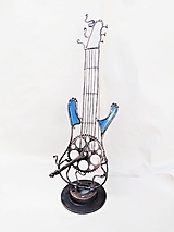 Dekorácie - Kovaná elektrická gitara - 14651245_