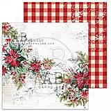 Papier - Scrapbook papier A Holly Jolly Christmas 12x12 - 14656321_