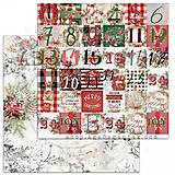 Papier - Scrapbook papier A Holly Jolly Christmas 12x12 - 14656322_
