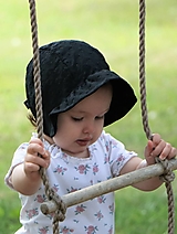 Detské čiapky - Letný detský čepček Tamara s riaseným šiltom - 14656431_