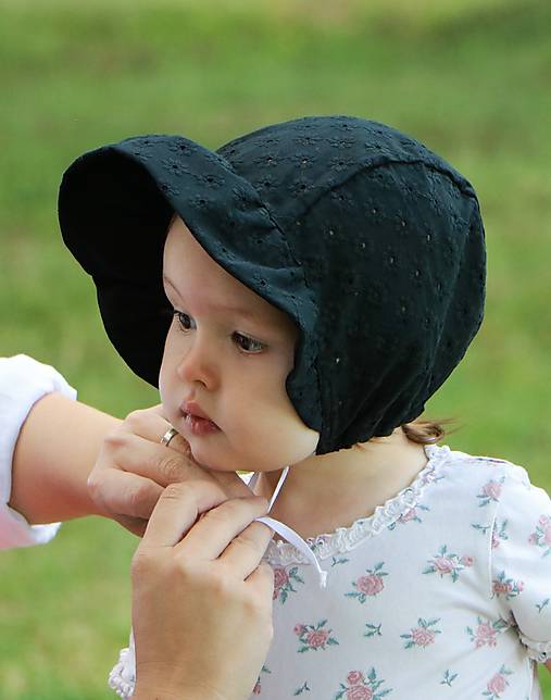 Letný detský čepček Tamara s riaseným šiltom