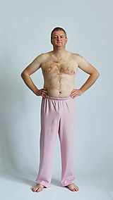 Ružový panter pánske pyžamové nohavice