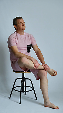 Pánske oblečenie - Pyžamo biobavlna s krátkym rukávom - ružový panter - 14657835_