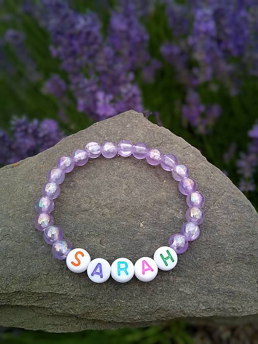 Náramky - Detský náramok s menom - 14656394_